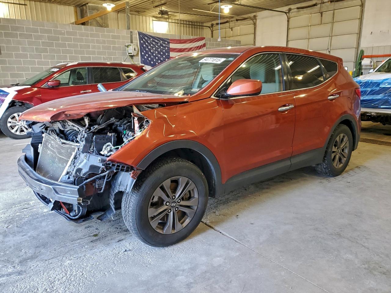2013 Hyundai Santa Fe Sport, VIN 5XYZT3LB2DG063145 — Front end