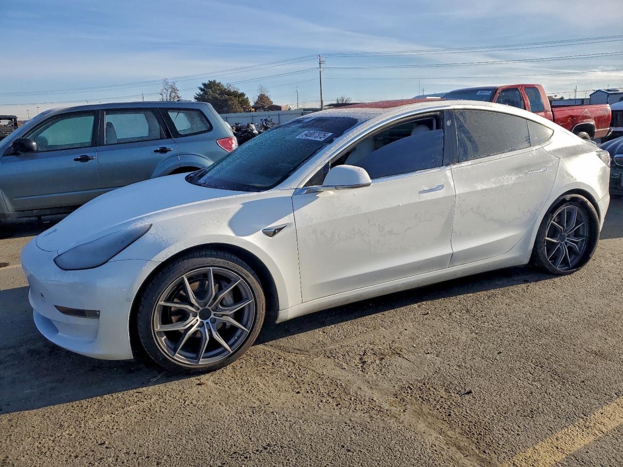 2018 Tesla Model 3 Long Range Battery, VIN 5YJ3E1EB1JF183183 — Undercarriage