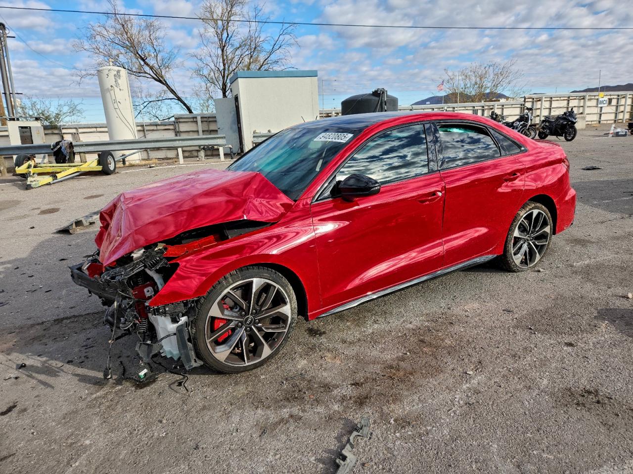 2022 Audi S3 Premium Plus, VIN WAUH3DGY9NA004012 — Front end