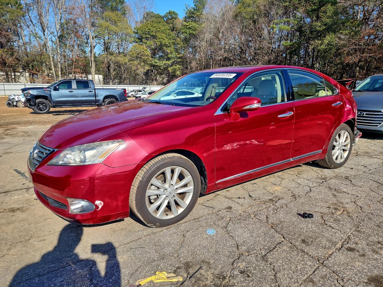 2011 Lexus ES 330, VIN JTHBK1EG9B2437595 — Rear end