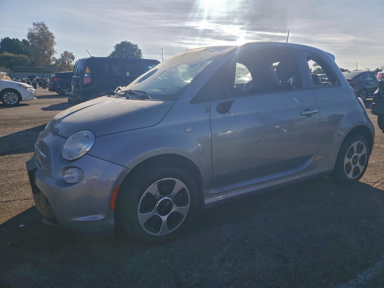 2016 FIAT 500e, VIN 3C3CFFGEXGT125735 — Vandalism