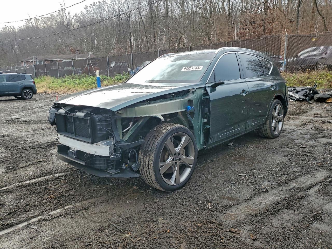 2021 Genesis GV80 Advanced Plus, VIN KMUHCESC9MU074253 — Front end