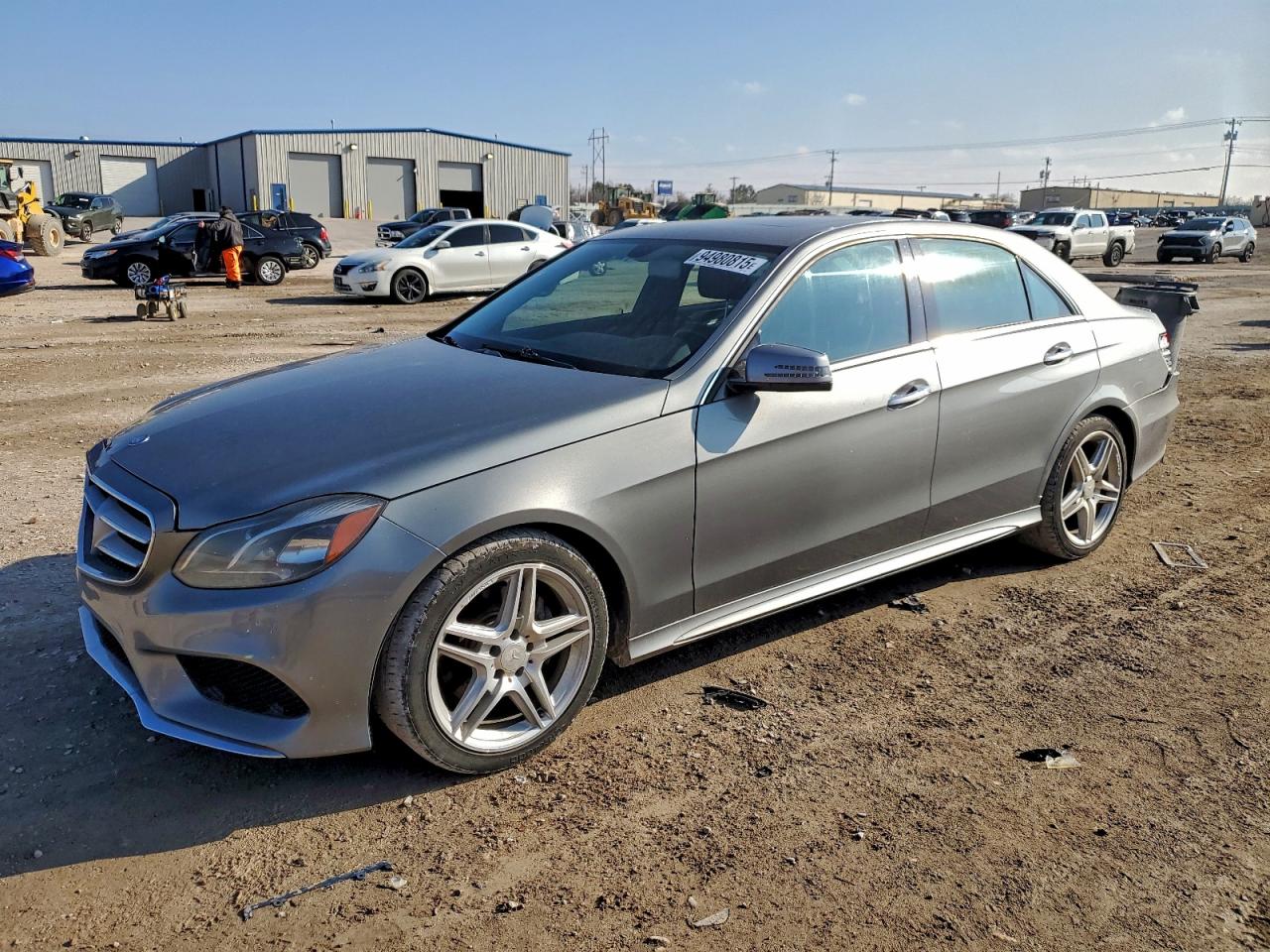 2014 Mercedes-Benz E 350 Sport, VIN WDDHF8JB2EA907730 — Frame damage