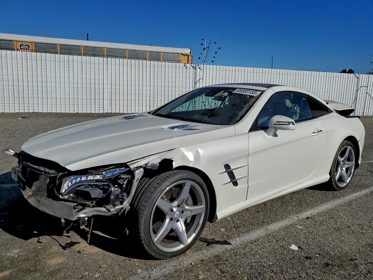 2015 Mercedes-Benz SL 400, VIN WDDJK6FA0FF033545 — Rear end