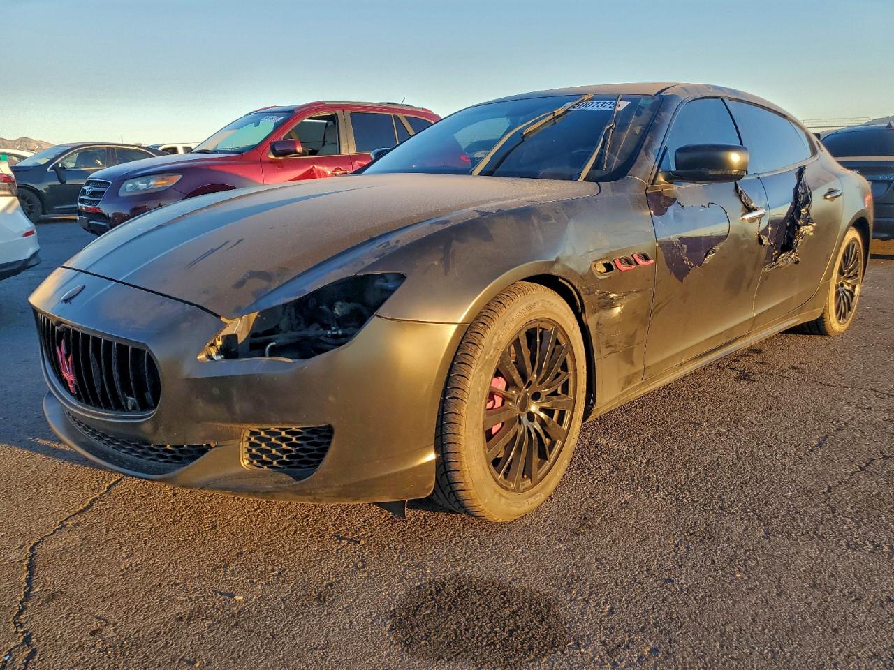 2016 Maserati Quattroporte S, VIN ZAM56RPA3G1182431 — Front end