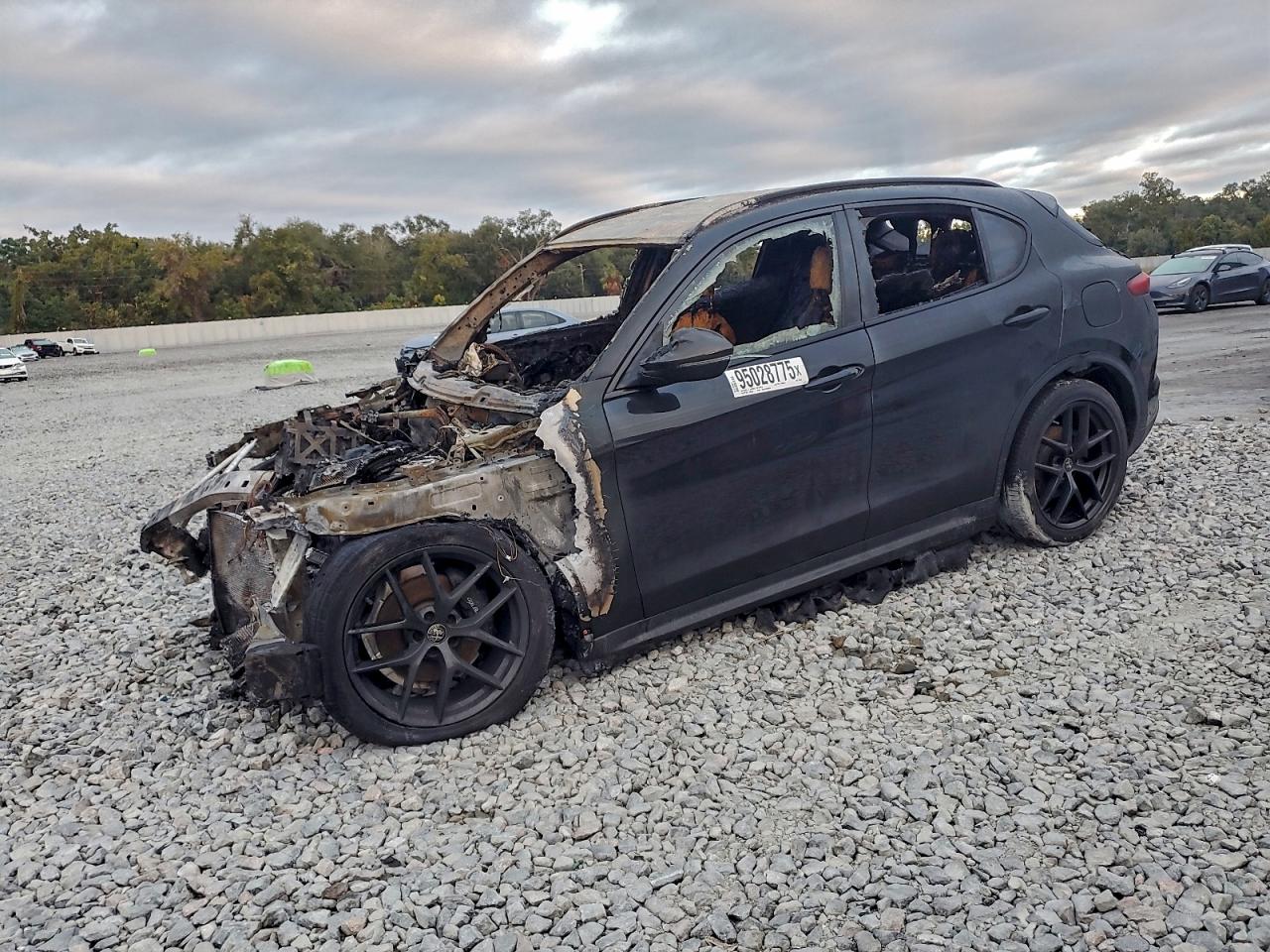 2019 Alfa Romeo Stelvio, VIN ZASPAJANXK7C71340 — Burn