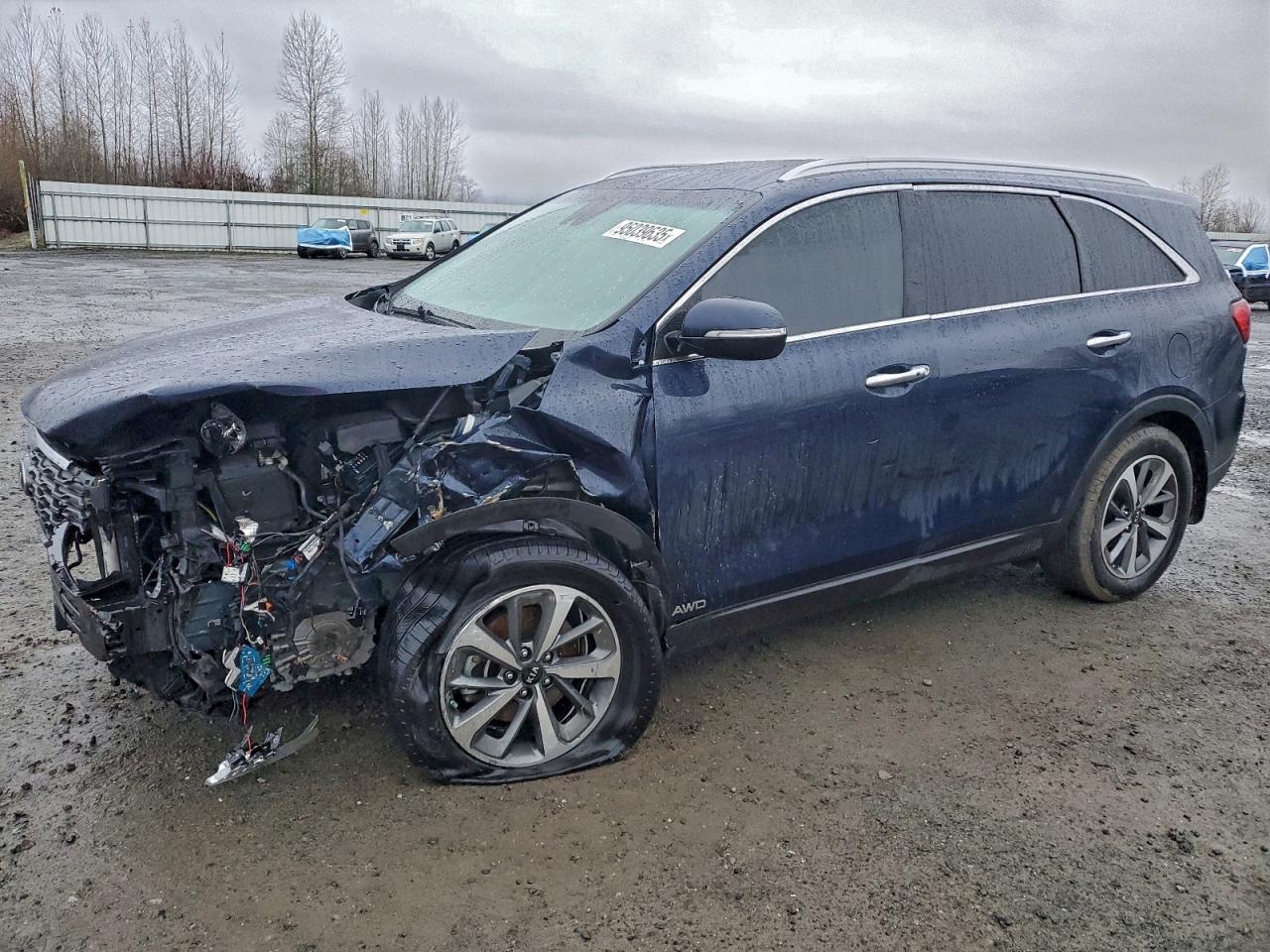 2019 Kia Sorento EX, VIN 5XYPHDA59KG447545 — Front end