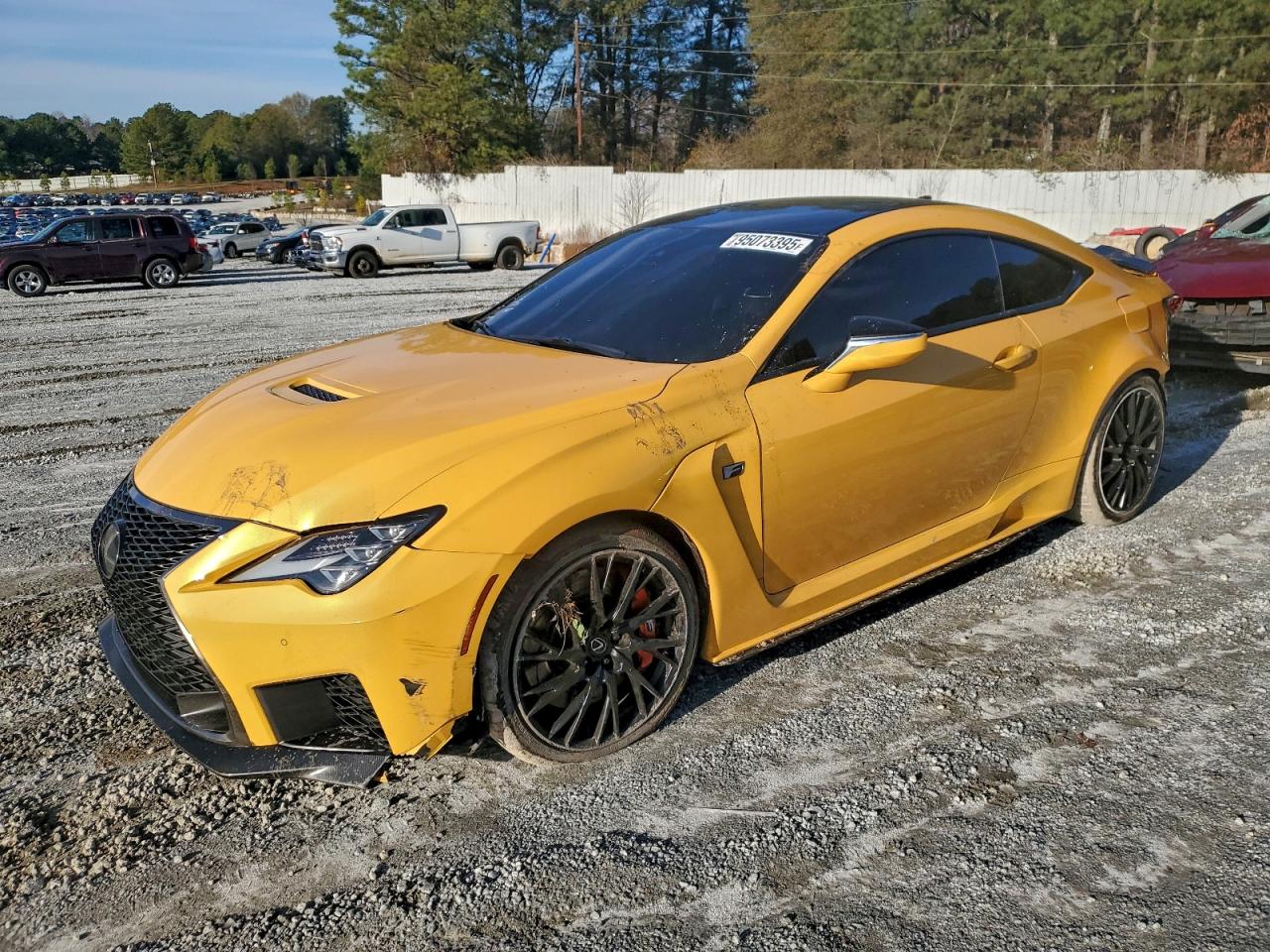 2020 Lexus RC F, VIN JTHJP5BC3L5007633 — Rear end