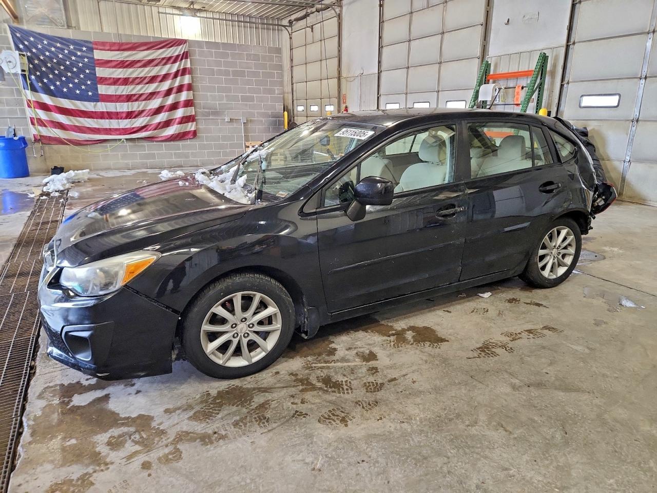 2013 Subaru Impreza Premium, VIN JF1GPAC62DH805351 — Rear end