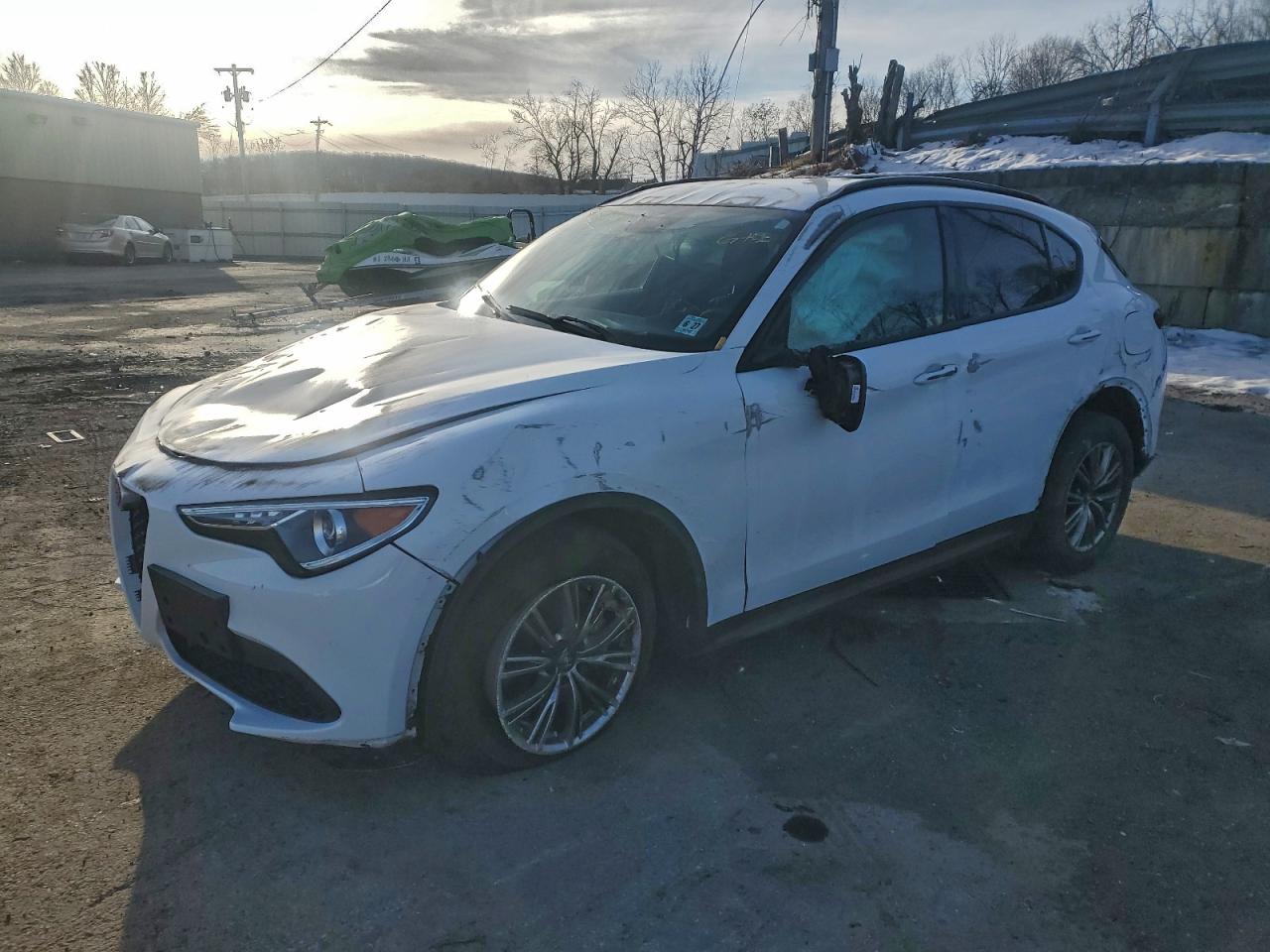 2022 Alfa Romeo Stelvio Sprint, VIN ZASPAKAN1N7D30561 — Rollover