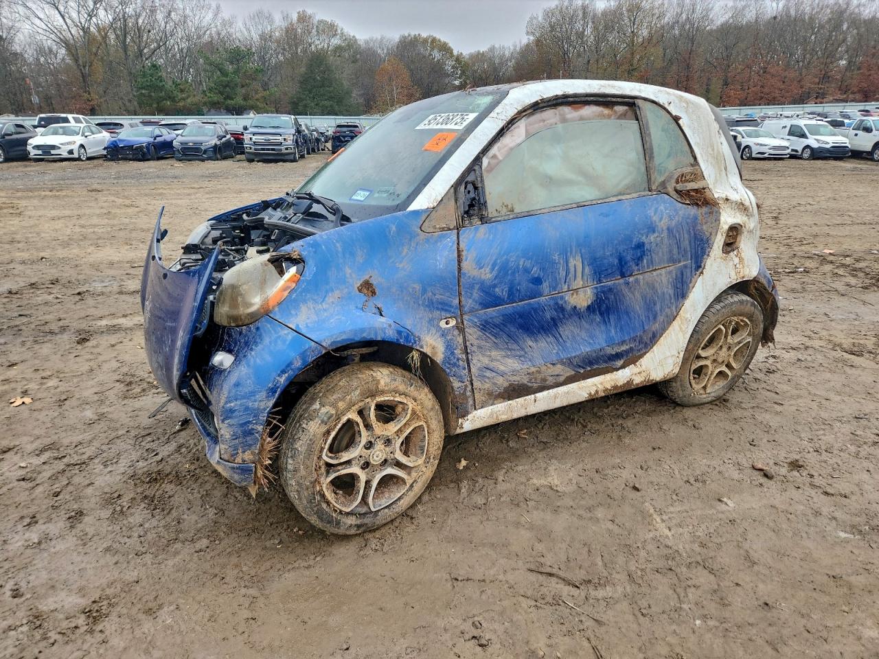 2016 Smart fortwo Passion, VIN WMEFJ5DA9GK077103 — По всему кузову