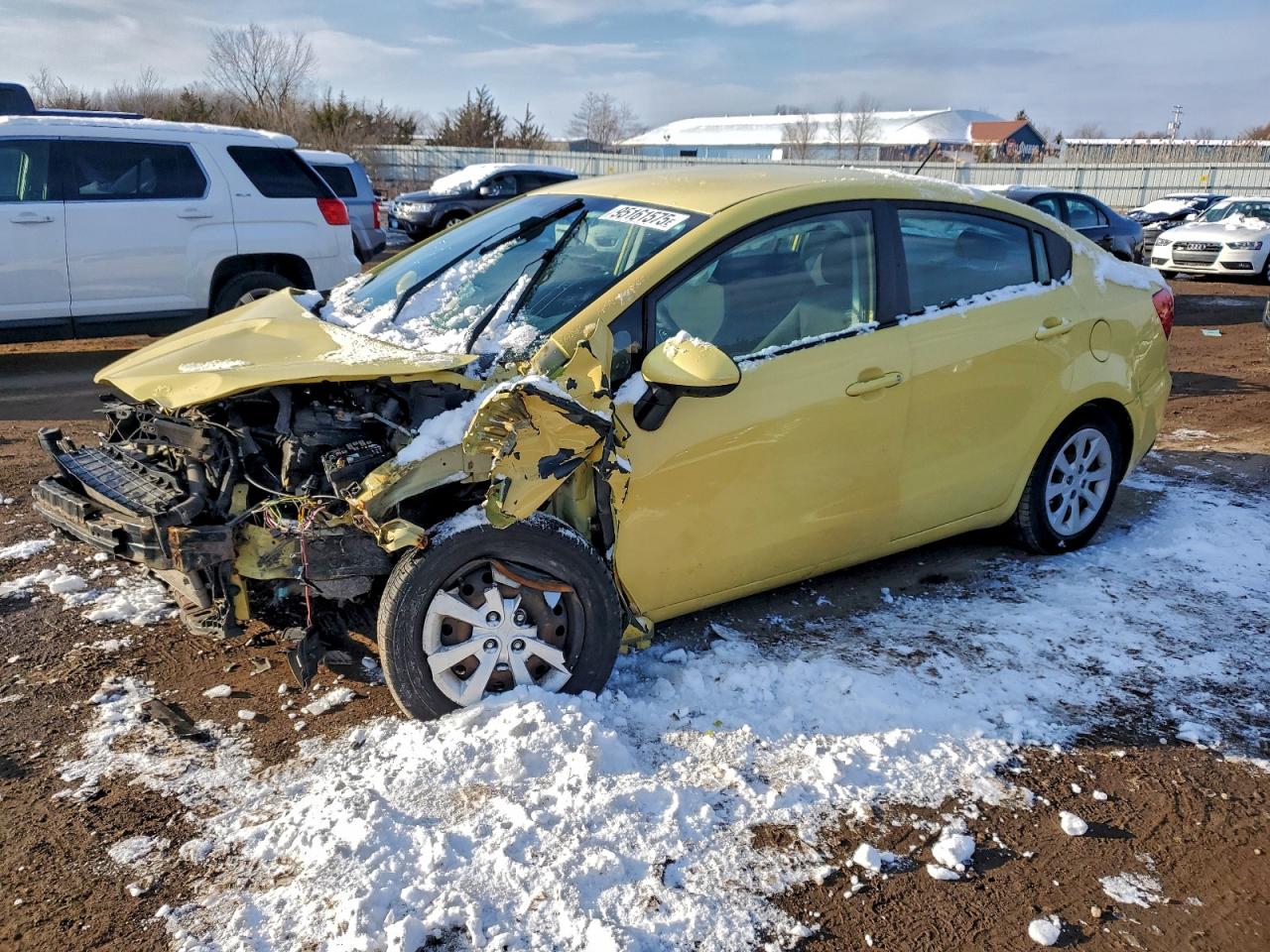2016 Kia Rio LX, VIN KNADM4A36G6660148 — Front end