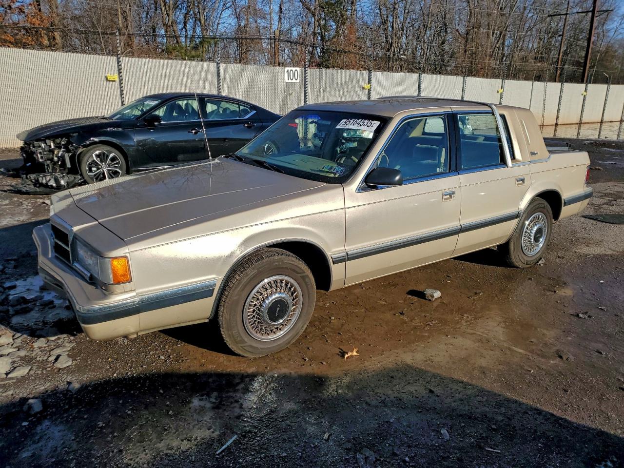 1992 Dodge Dynasty LE, VIN 1B3XC56R9ND748384 — Front end