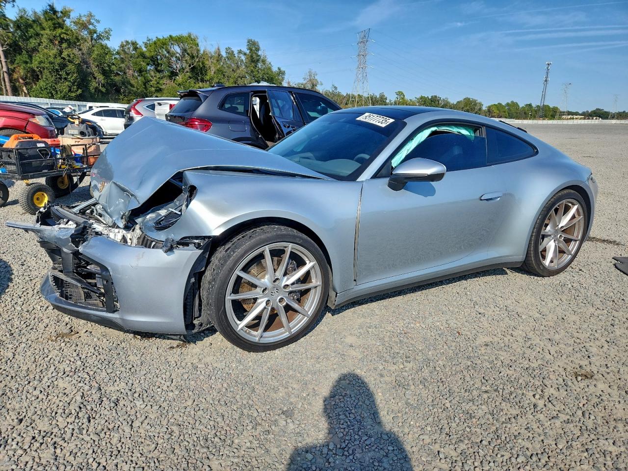 2021 Porsche 911 Carrera, VIN WP0AA2A95MS205589 — Front end