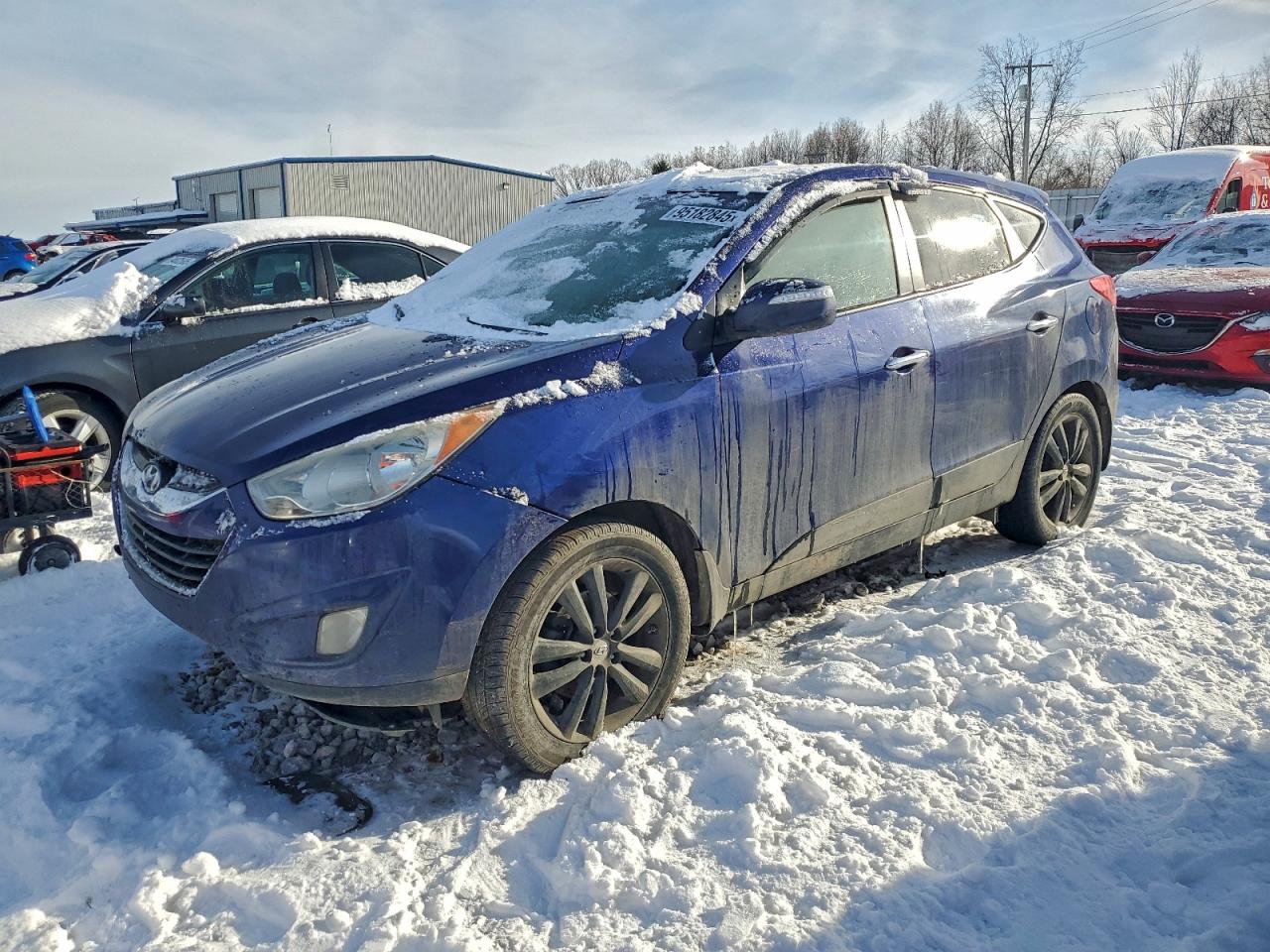 2013 Hyundai Tucson GLS, VIN KM8JUCAC2DU685146 — Burn