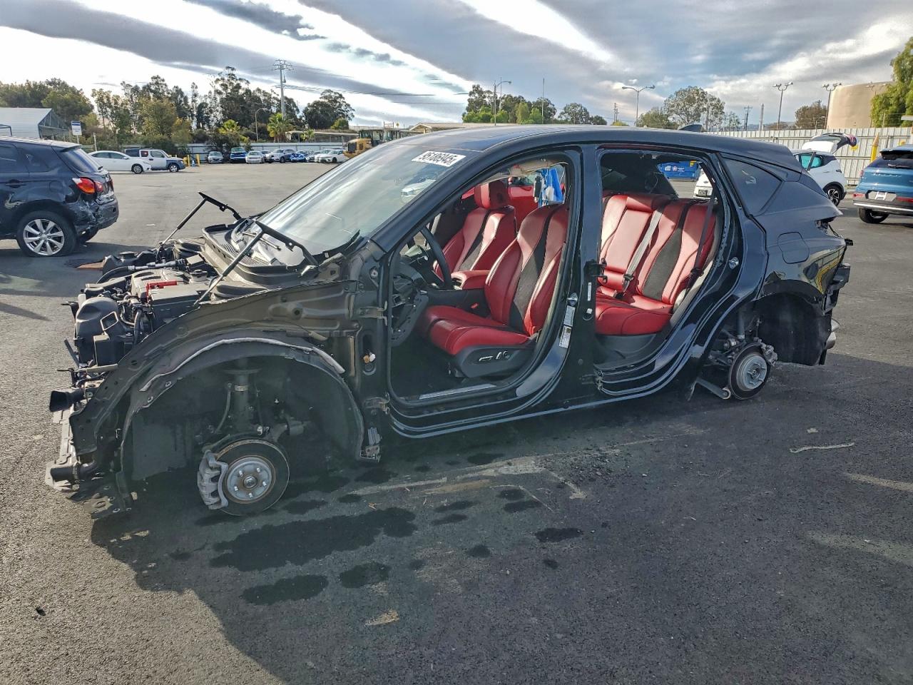 2023 Acura RDX w/A-Spec Package, VIN 5J8TC2H65PL016052 — Stripped