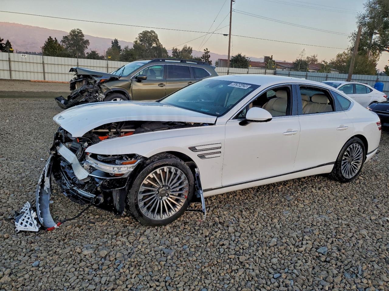 2023 Genesis G80, VIN KMTGE4S10PU005894 — Front end