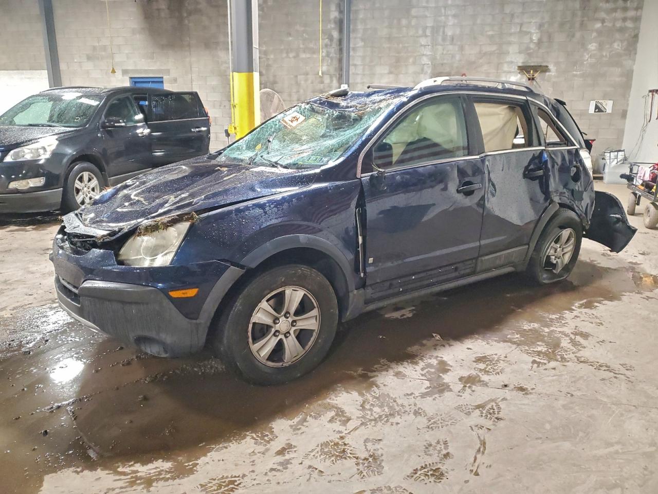 2009 Saturn VUE XE, VIN 3GSDL43N69S577732 — Опрокидывание