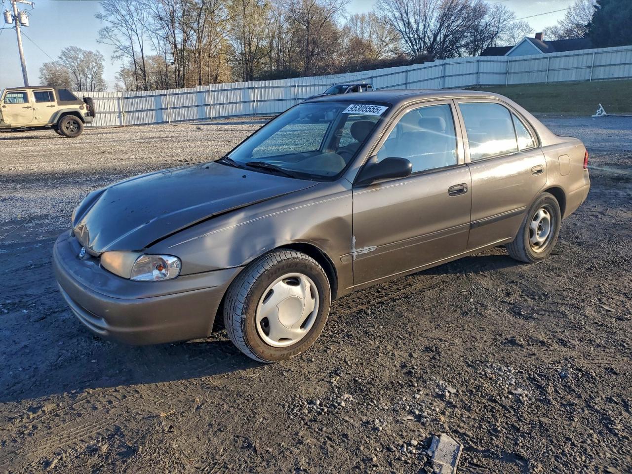 2000 Chevrolet Prizm, VIN 1Y1SK5282YZ423250 — Rear end