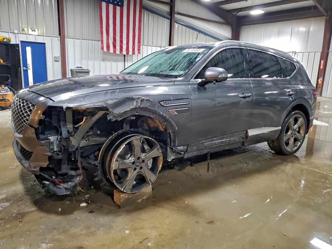 2023 Genesis GV80, VIN KMUHCESCXPU125988 — Front end