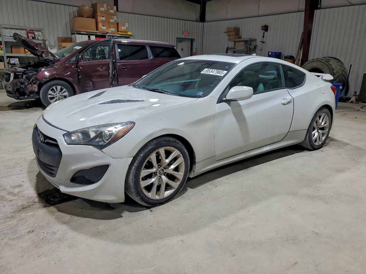 2013 Hyundai Genesis Coupe Premium, VIN KMHHT6KD8DU091378 — Front end