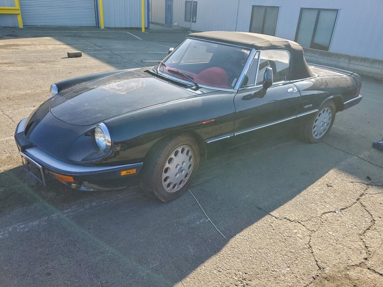 1986 Alfa Romeo Spider Veloce, VIN ZARBA5412G1042895 — Minor dents and scratches