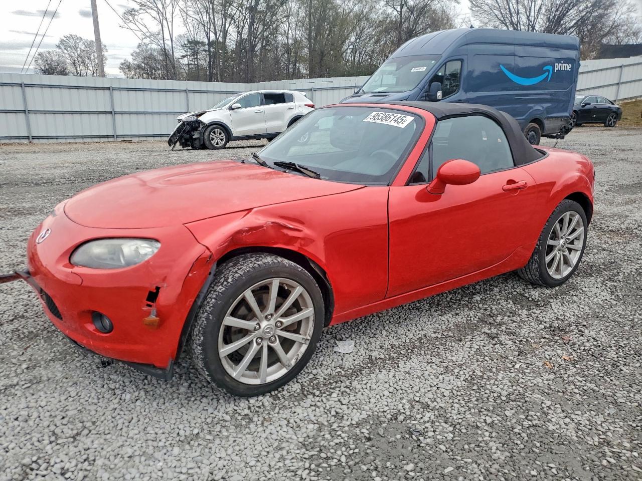 2008 Mazda MX-5 Miata Touring, VIN JM1NC25F580149117 — Front end
