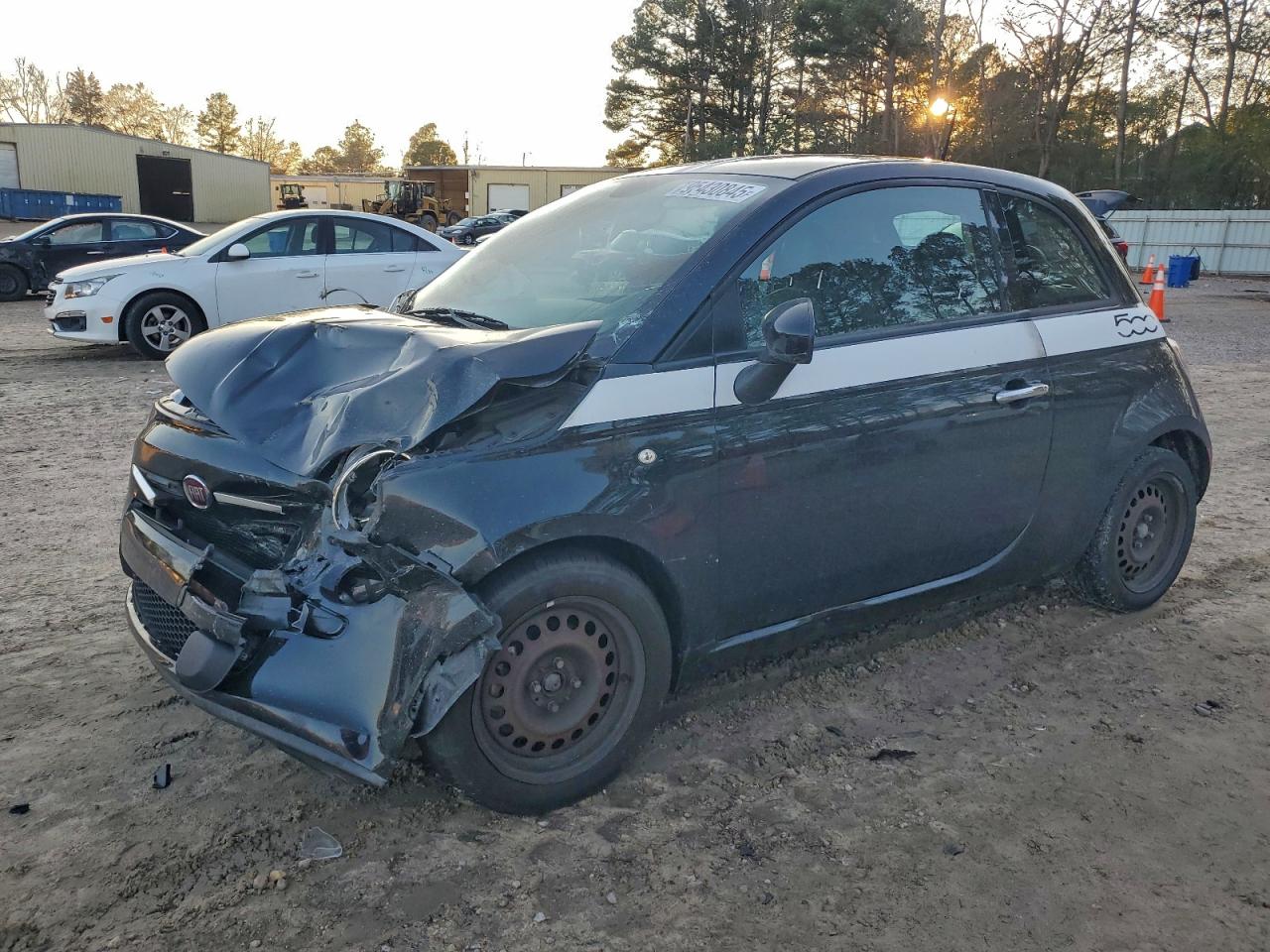 2015 FIAT 500 Pop, VIN 3C3CFFAR2FT750172 — Front end