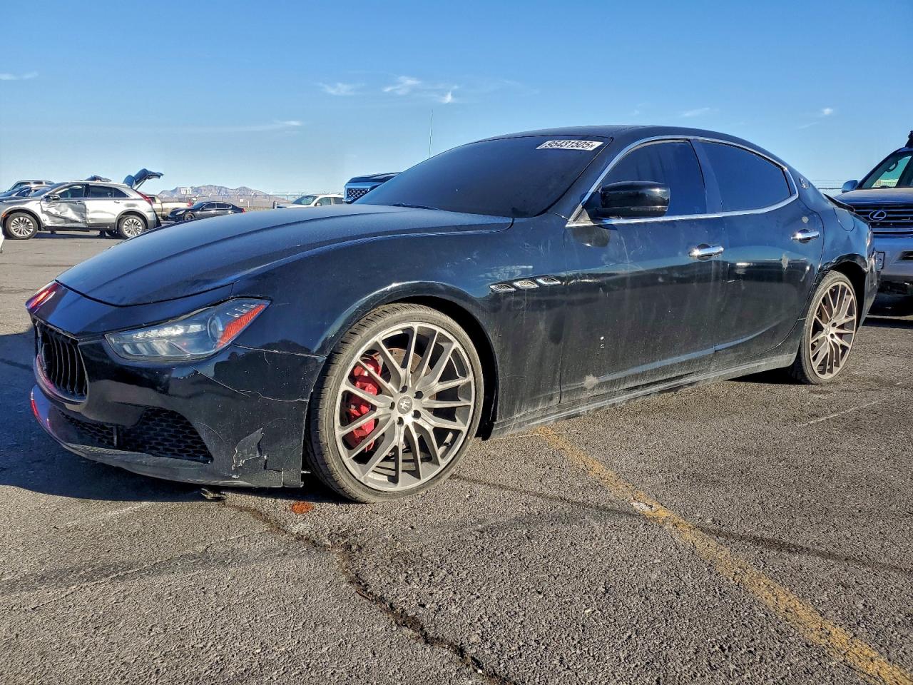 2015 Maserati Ghibli S Q4, VIN ZAM57RTA5F1142224 — Зад