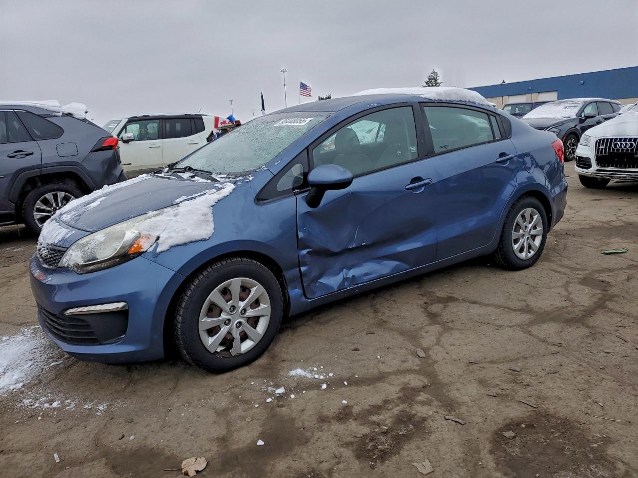 2016 Kia Rio LX, VIN KNADM4A31G6558952 — Side