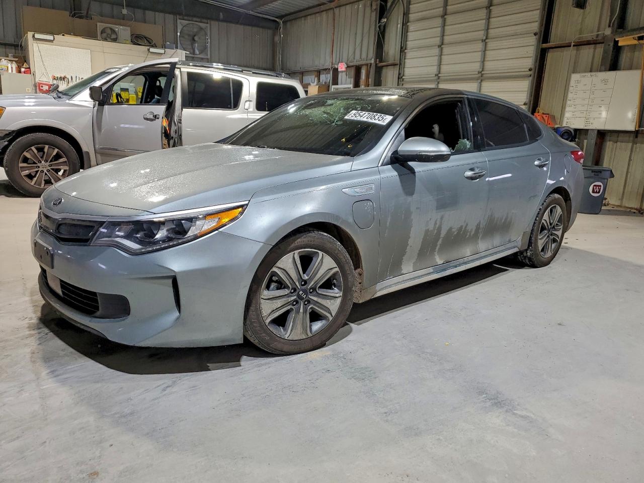 2017 Kia Optima EX, VIN KNAGV4LD8H5008963 — Burn