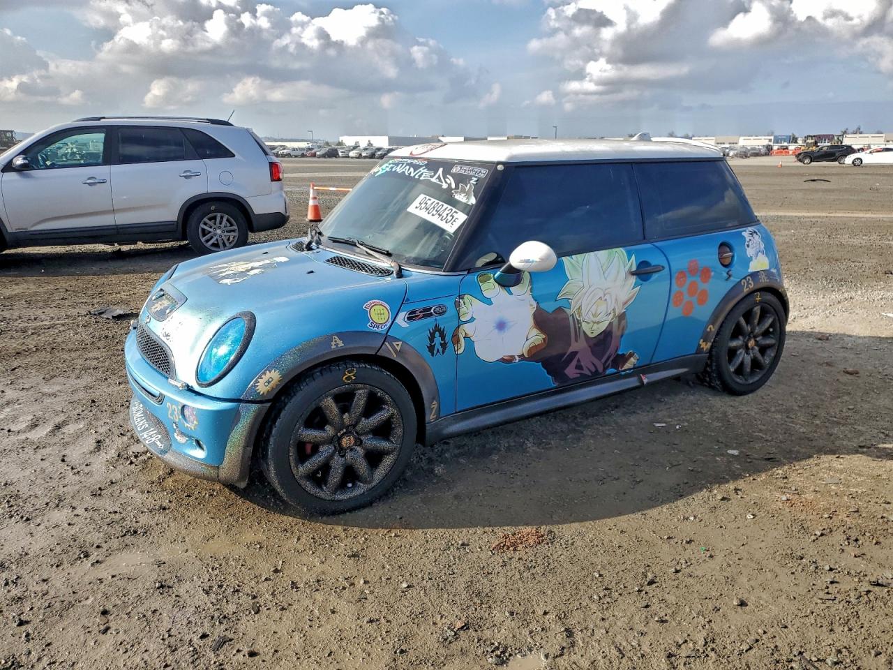 2002 MINI Hardtop S, VIN WMWRE33482TD50860 — Rear end