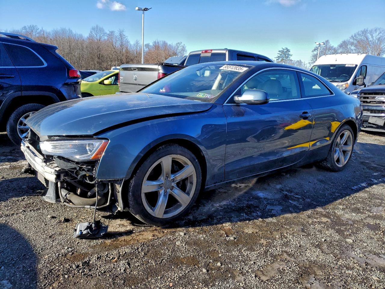 2015 Audi A5 Premium, VIN WAUCFAFRXFA014091 — Front end