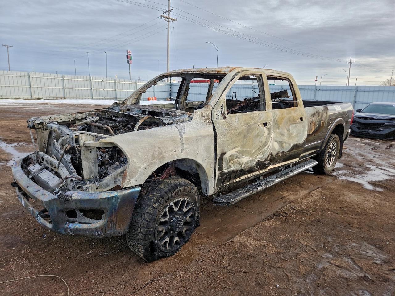 2025 Ram 3500 Limited, VIN 3C63R3RL2SG588250 — Burn