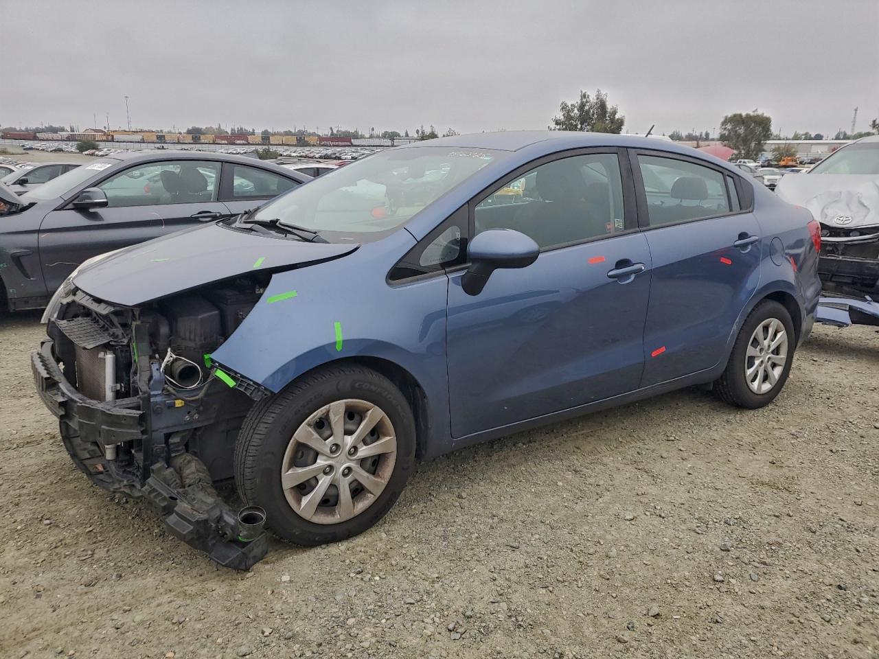 2016 Kia Rio LX, VIN KNADM4A31G6692490 — Front end
