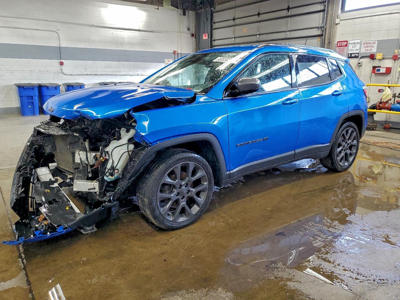 2021 Jeep Compass 80th Anniversary, VIN 3C4NJCEB4MT535100 — Frame damage