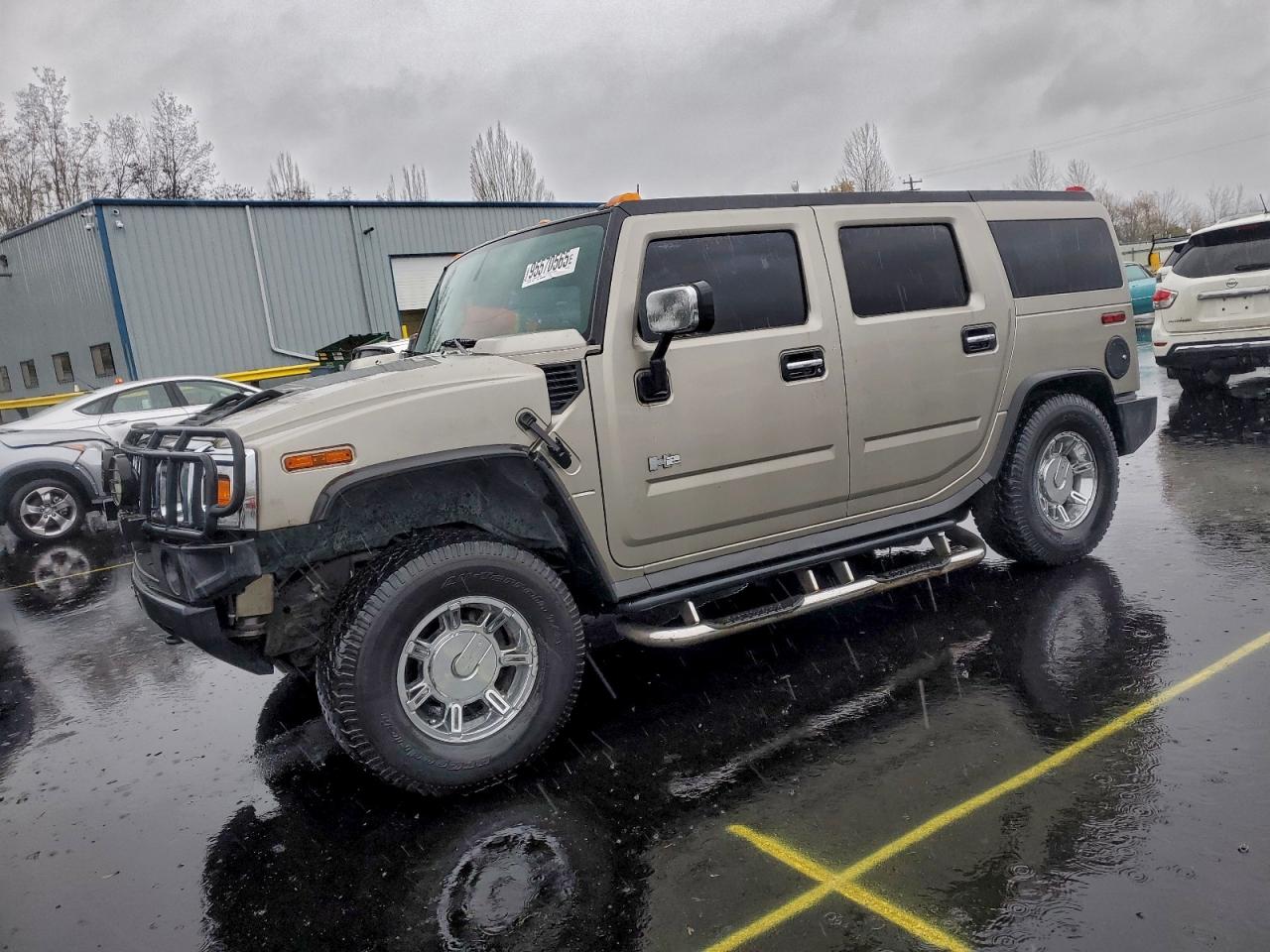 2003 Hummer H2, VIN 5GRGN23U13H137995 — Vandalism