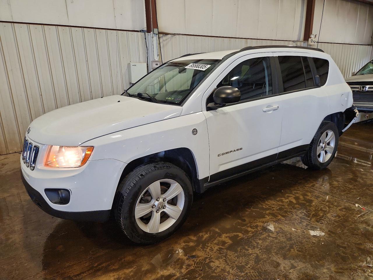 2012 Jeep Compass Sport, VIN 1C4NJDBB0CD612446 — Rear end