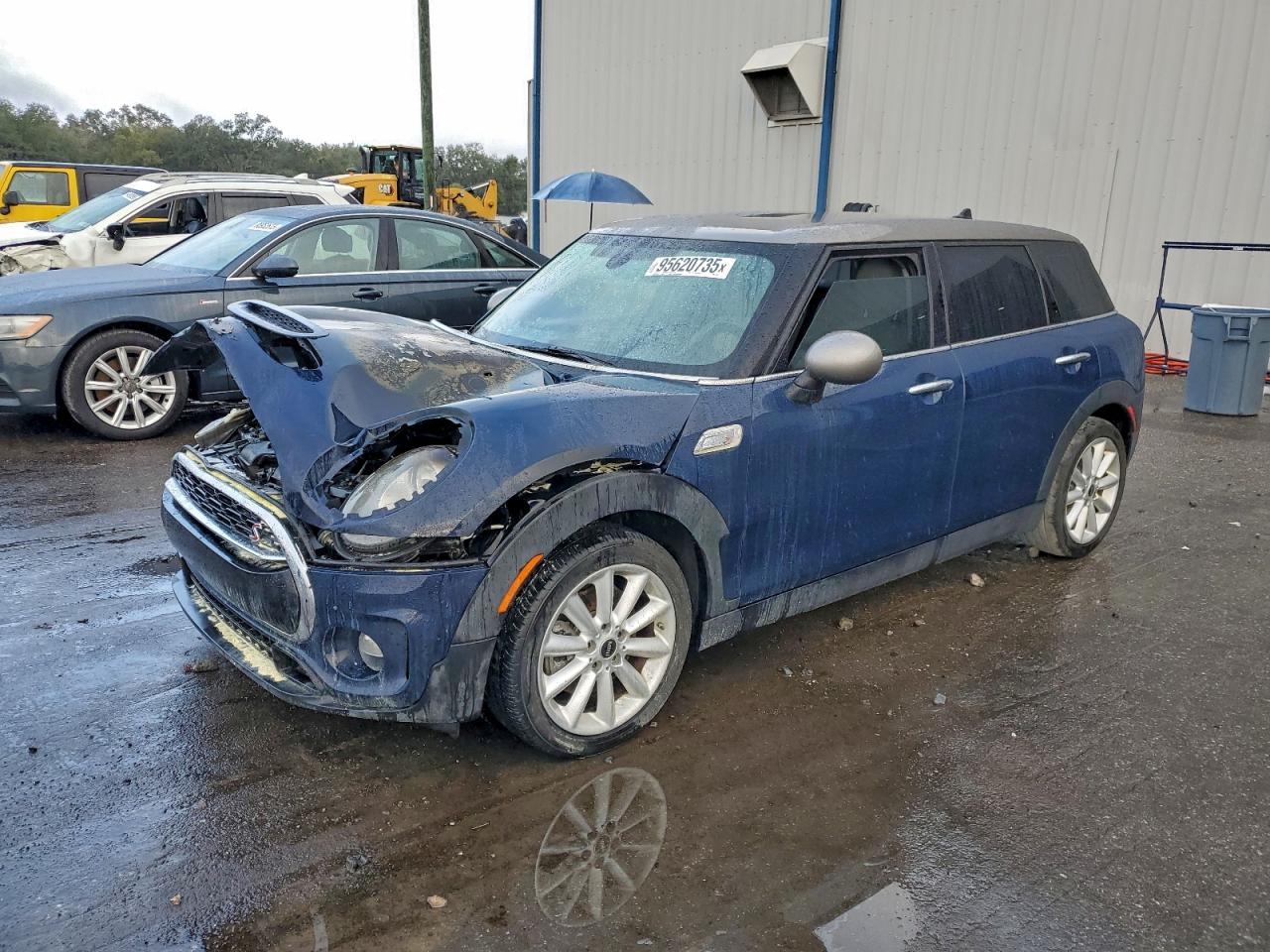 2017 MINI Clubman Cooper S, VIN WMWLN9C56H2E48611 — Engine fire