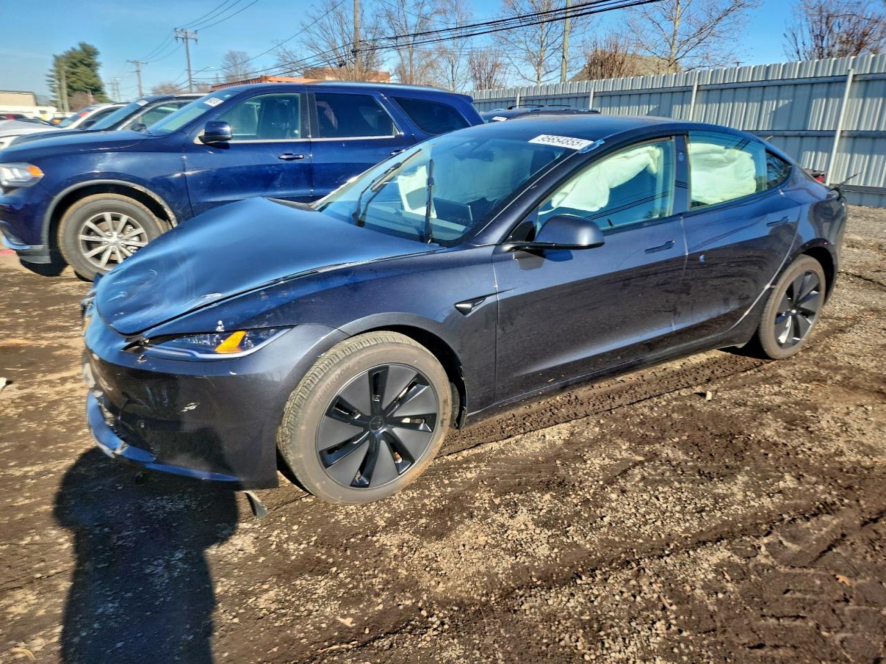 2025 Tesla Model 3 Long Range, VIN 5YJ3E1EB3SF884759 — Front end