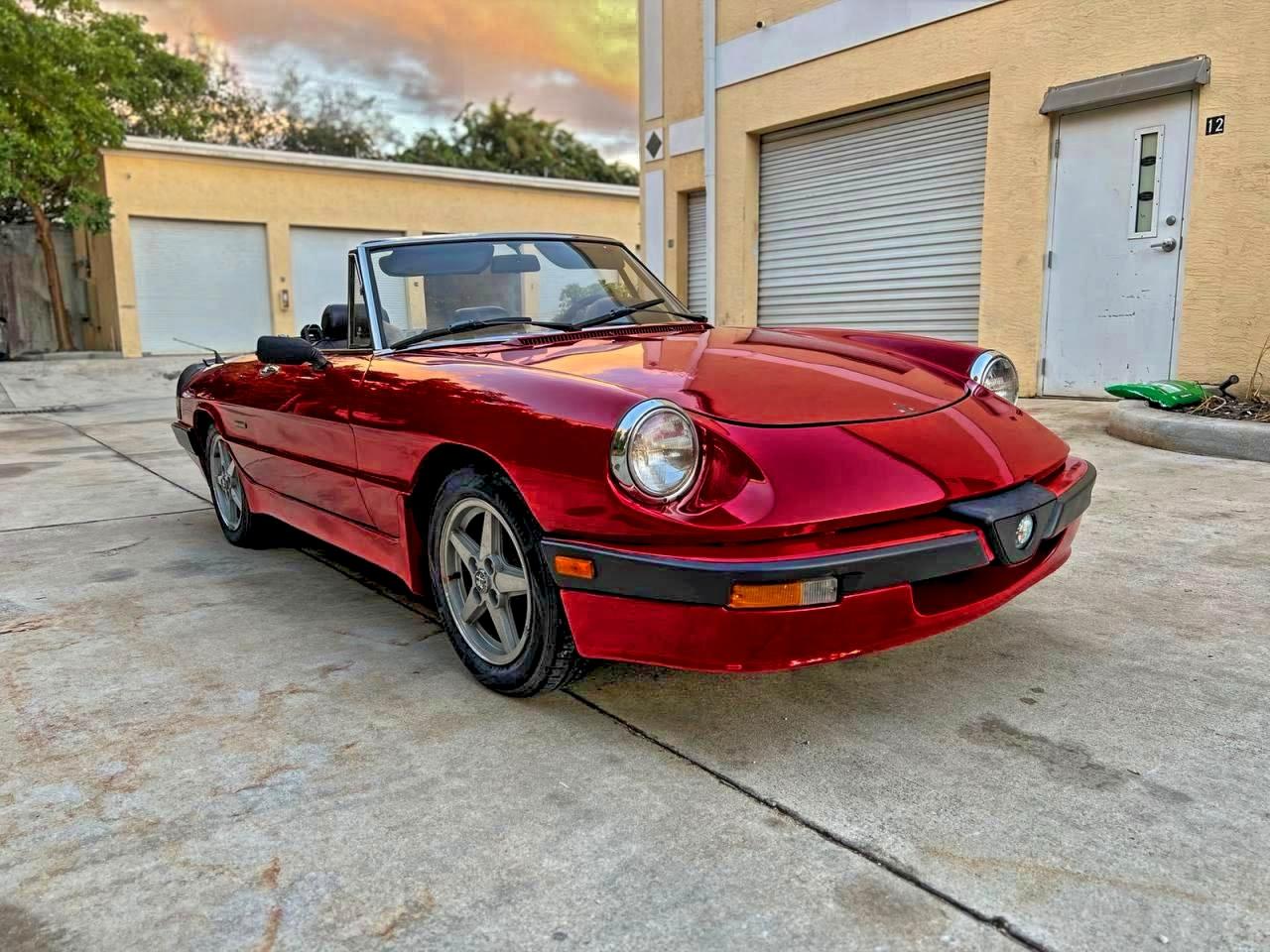 1988 Alfa Romeo Spider, VIN ZARBA5565J1061264 — Обычный износ