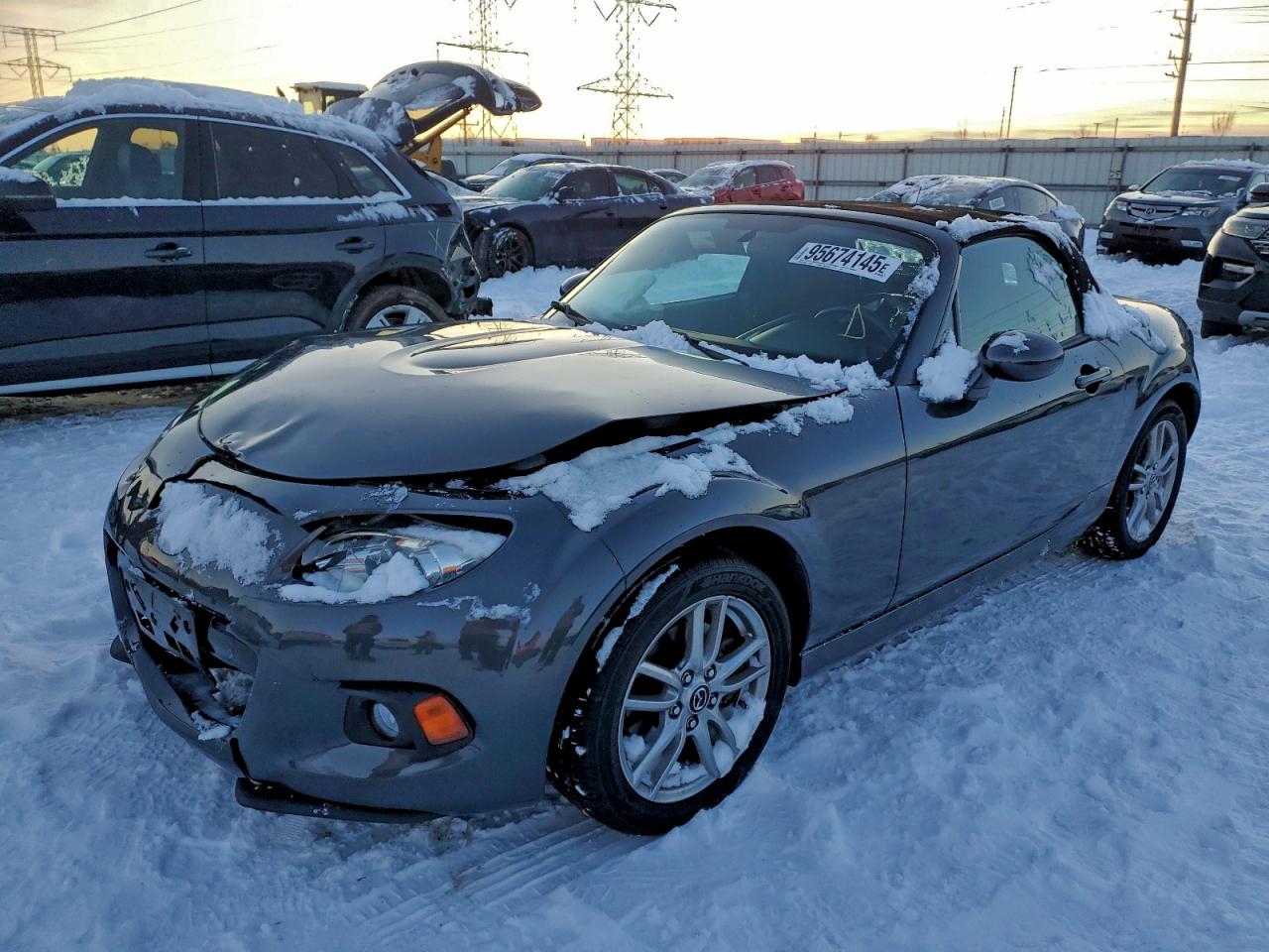 2015 Mazda MX-5 Miata Sport, VIN JM1NC2JF1F0238377 — Front end