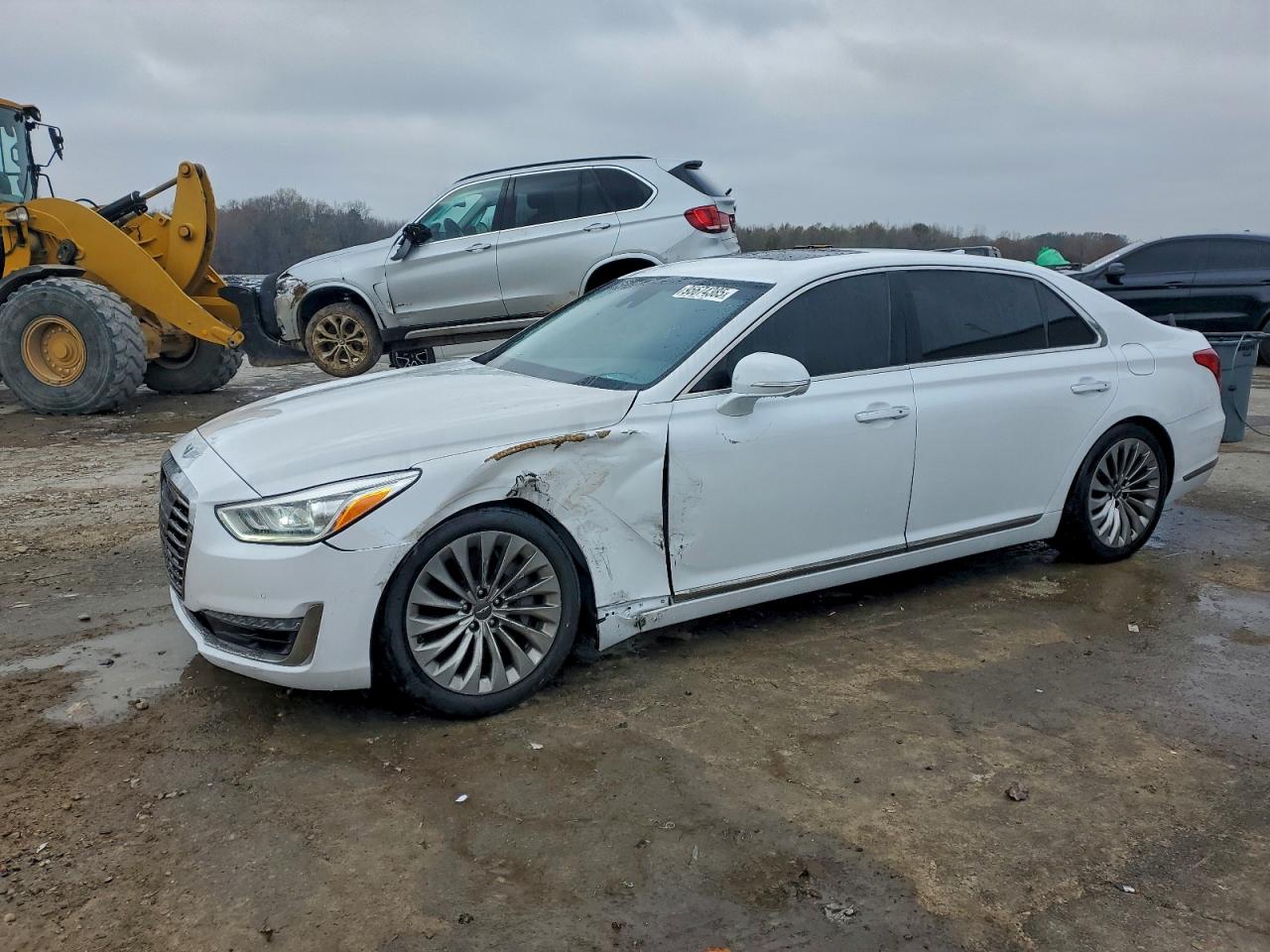 2019 Genesis G90 Ultimate, VIN KMTF54JH5KU059324 — Front end