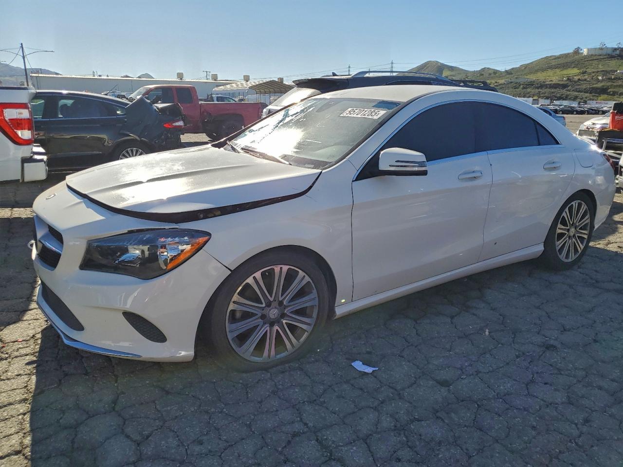 2017 Mercedes-Benz CLA 250, VIN WDDSJ4EBXHN489471 — Minor dents and scratches