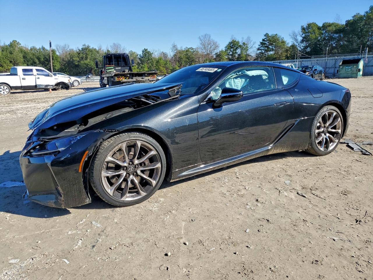 2018 Lexus LC 500h, VIN JTHHP5AY4JA000500 — Front end