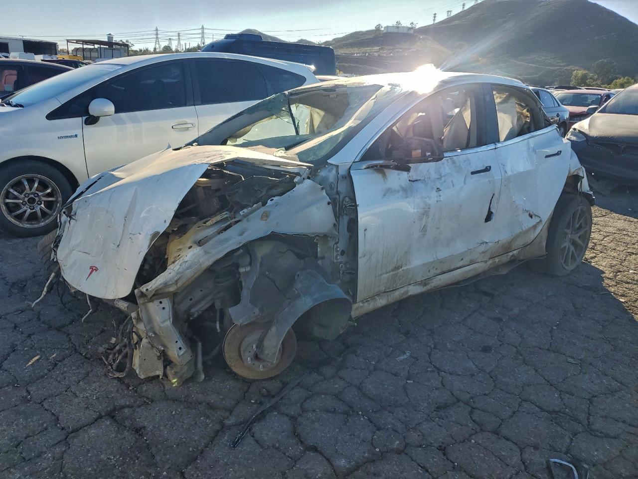 2018 Tesla Model 3 Long Range Battery, VIN 5YJ3E1EB0JF092342 — All over