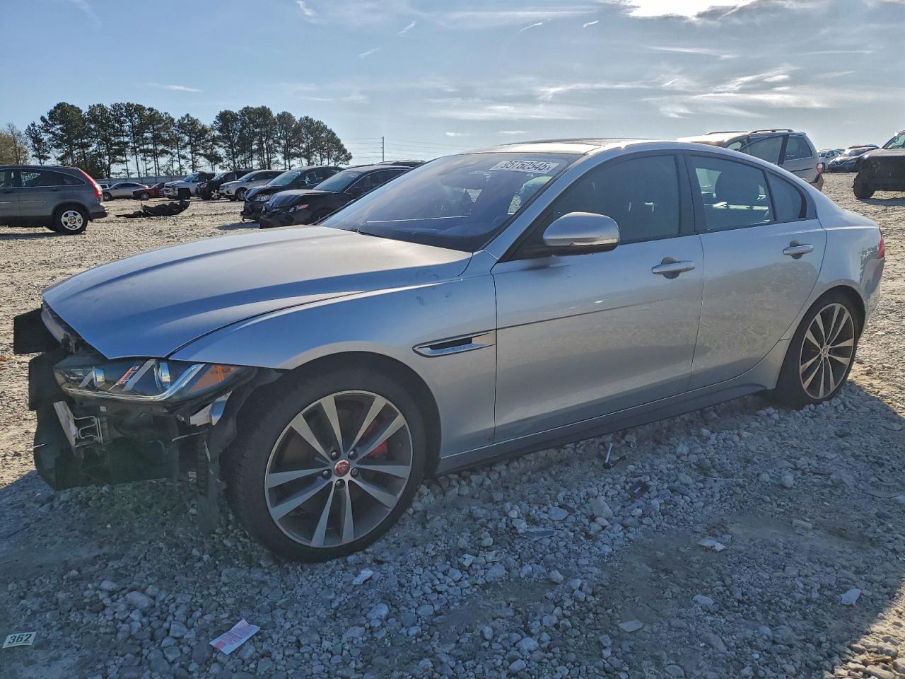 2018 Jaguar XE S, VIN SAJAM4FV9JCP17615 — Front end