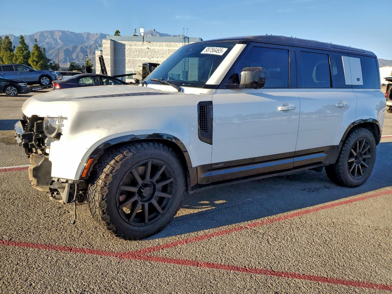 2021 Land Rover Defender X-Dynamic HSE, VIN SALE37RU4M2045358 — Missing or altered VIN