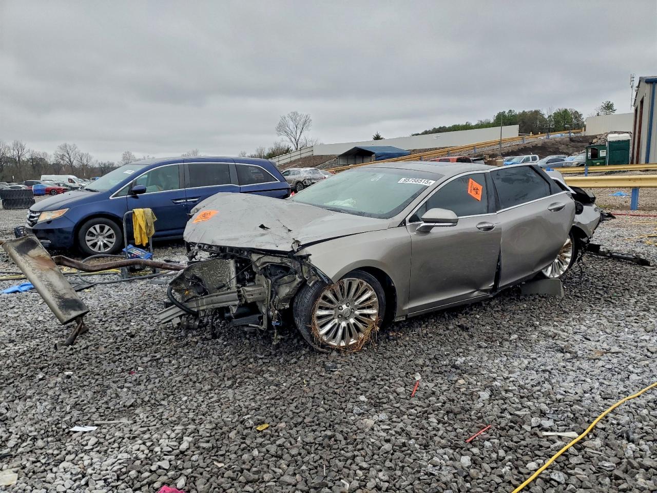 2016 Lincoln MKZ, VIN 3LN6L2G98GR617217 — Rollover