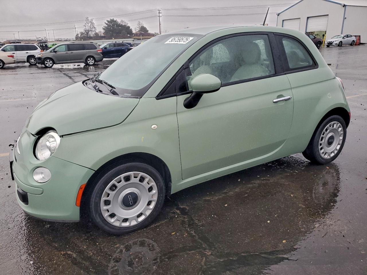 2014 FIAT 500 Pop, VIN 3C3CFFARXET218943 — Front end